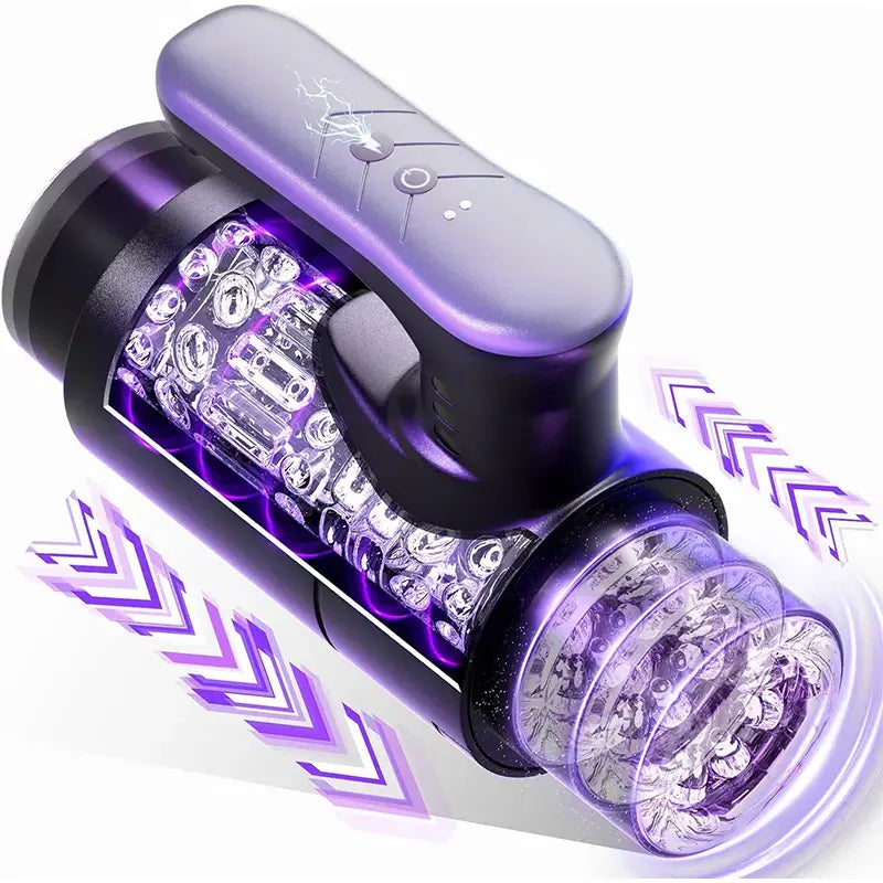 3D Rotating Male Stroker with Magnetic Charging