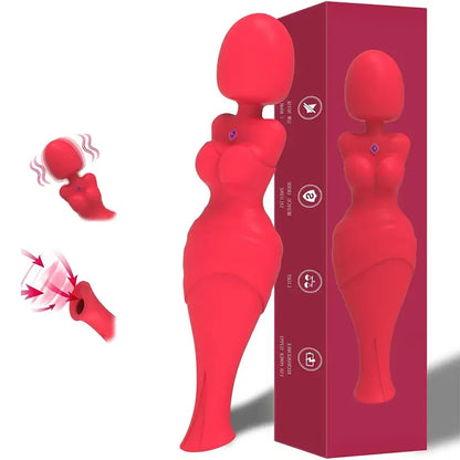 2-in-1 Female Beauty Clitoral Vibrator