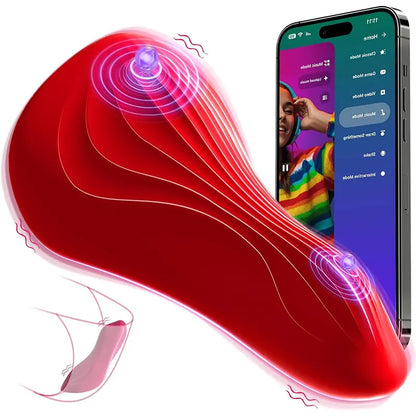 Remote &amp; App-Controlled Wearable Clitoral Vibrator