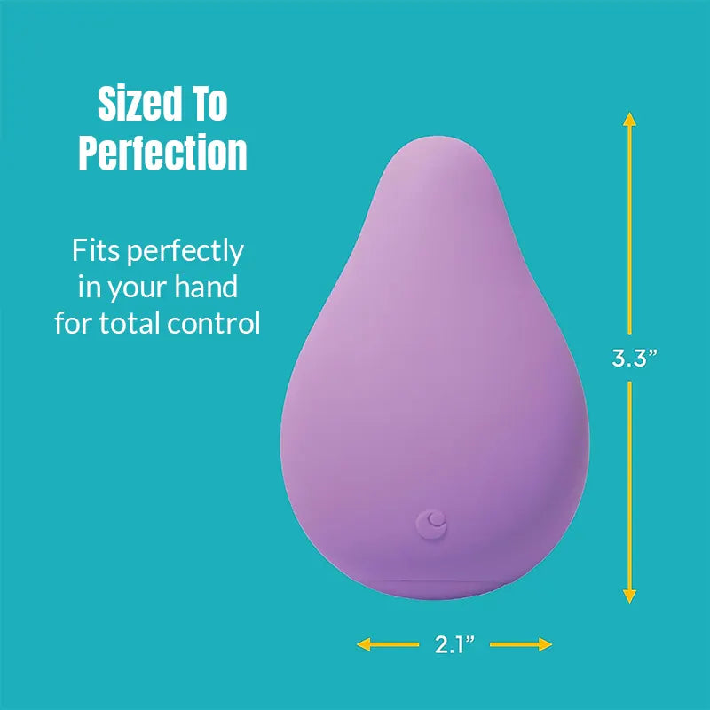 Palm-sized mini vibrator with 10 vibration modes