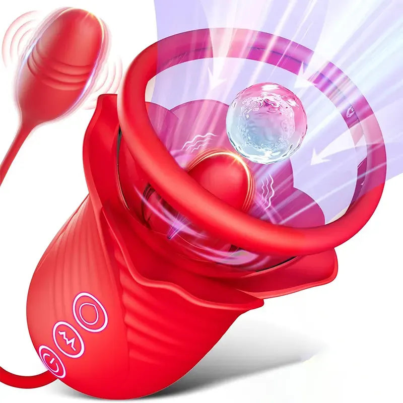 Clitoral Sucking Tongue 3 in 1 Vibrator