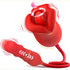Rose Tongue & Thrusting Vibrator for Women