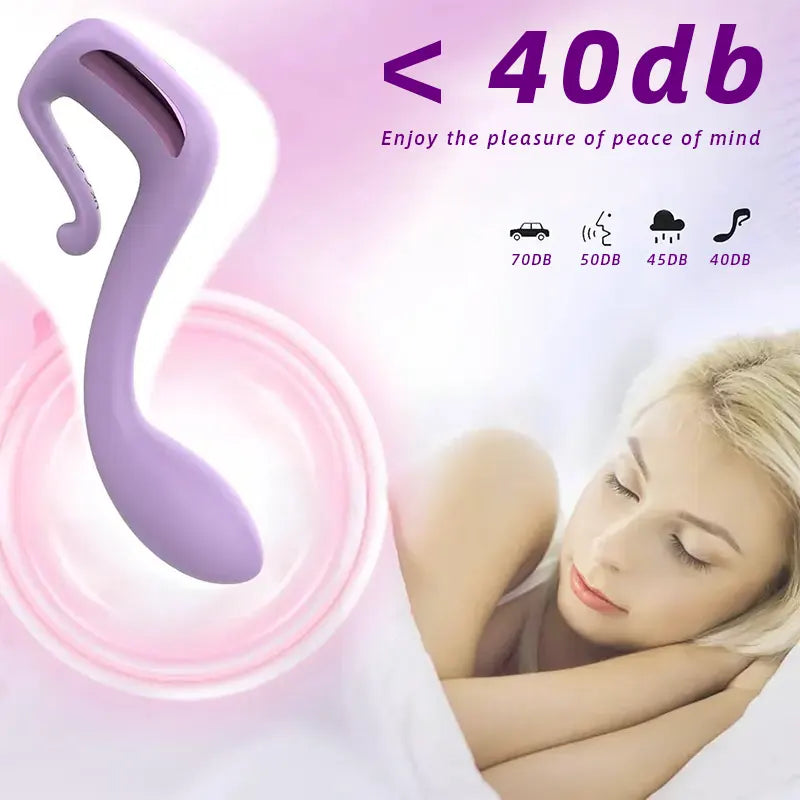 Purple Musical Note Shaped G-spot Vibrator With 9 Vibrations