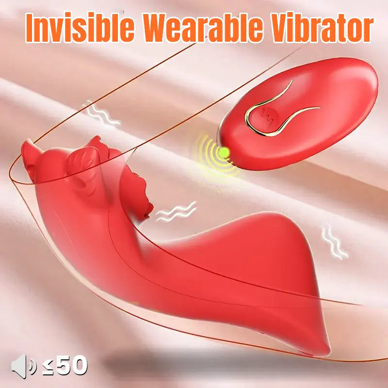 Cat Ear Rose Suction Cup Vibrator