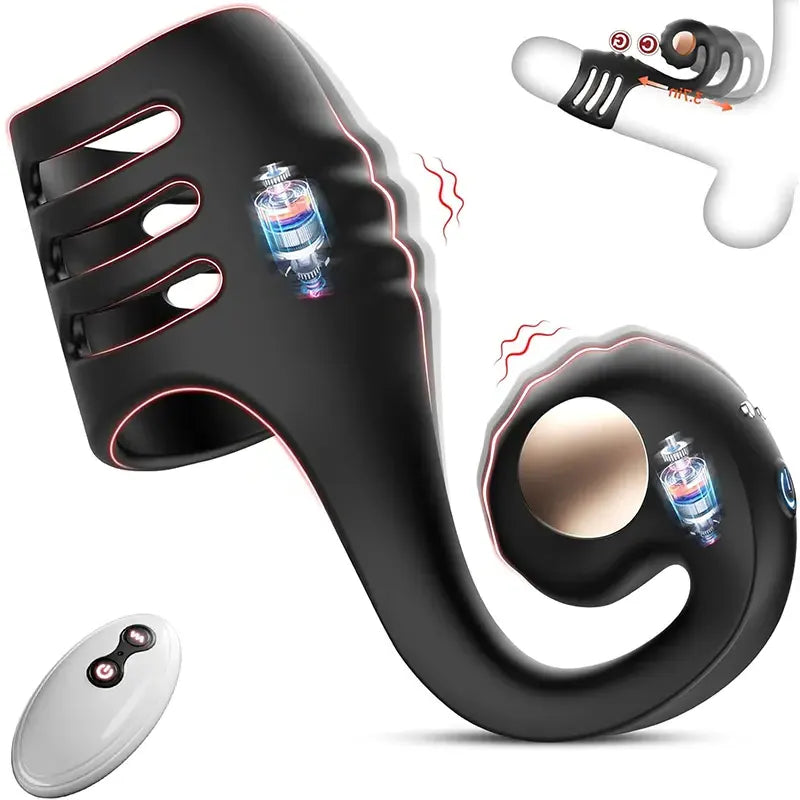 Snail Vibrating Cock Ring Sleeve