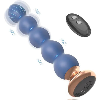 Remote Control 10 Vibrating Plug Anal Beads