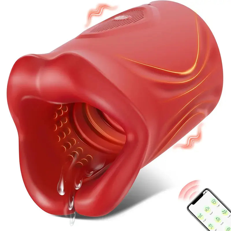 4-in-1 Rose App Open Penis Vibrator
