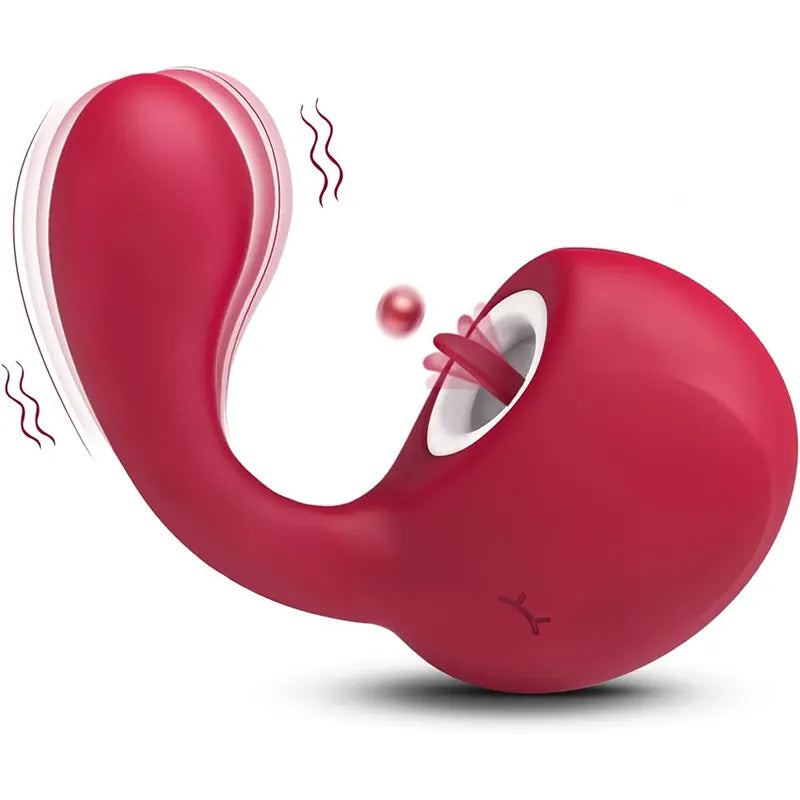 Pleasure Wave Clitoral &amp; G-Spot Licking Vibrator