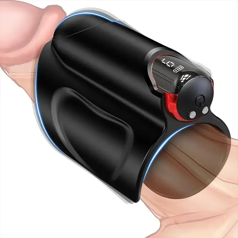 Masturbator with detachable bullet vibrator, 9 vibrations