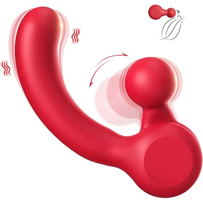 3-in-1 Multi-Function Vibrator with Rotating &amp; Thrusting Action