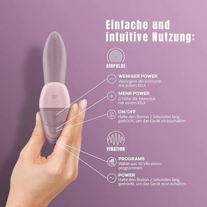 G-spot clitoral sucking vibrator, U-shaped