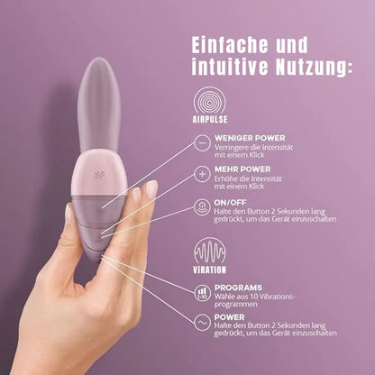 G-spot clitoral sucking vibrator, U-shaped