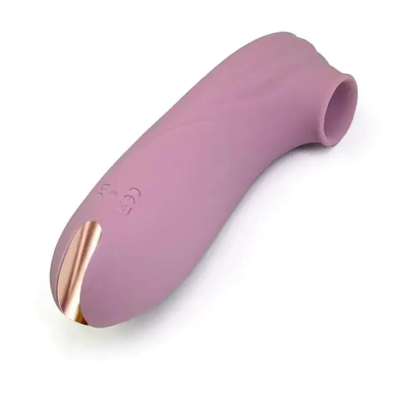 Wide-mouth clitoral sucker vibrator with precise vibration