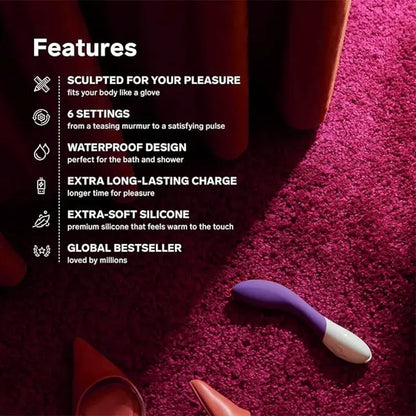 Mini double-ended bullet vibrator with S-curve 