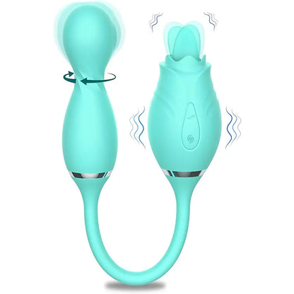 Rose Tongue Clitoral &amp; G-Spot Vibrator