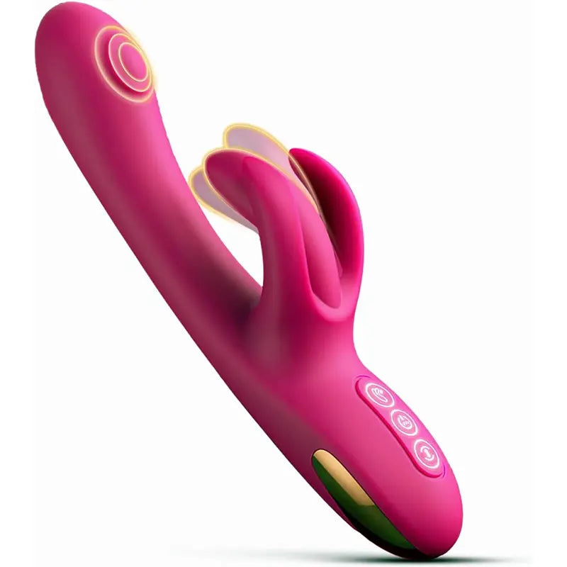 Finger Wiggle G-spot Rabbit Vibrator 10 Dual Tapping Modes