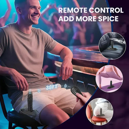 Prostate Massager &amp; Sit-On Vibrator Stimulates G-Spot