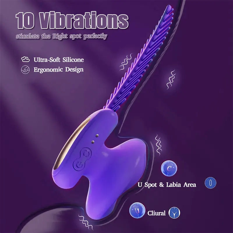 3 in 1 Rattlesnake Clitoral Stimulation Vibrator