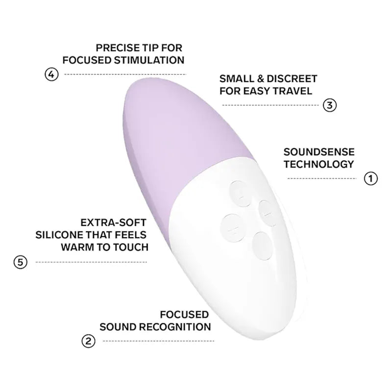 Sound-activated small personal egg vibrator