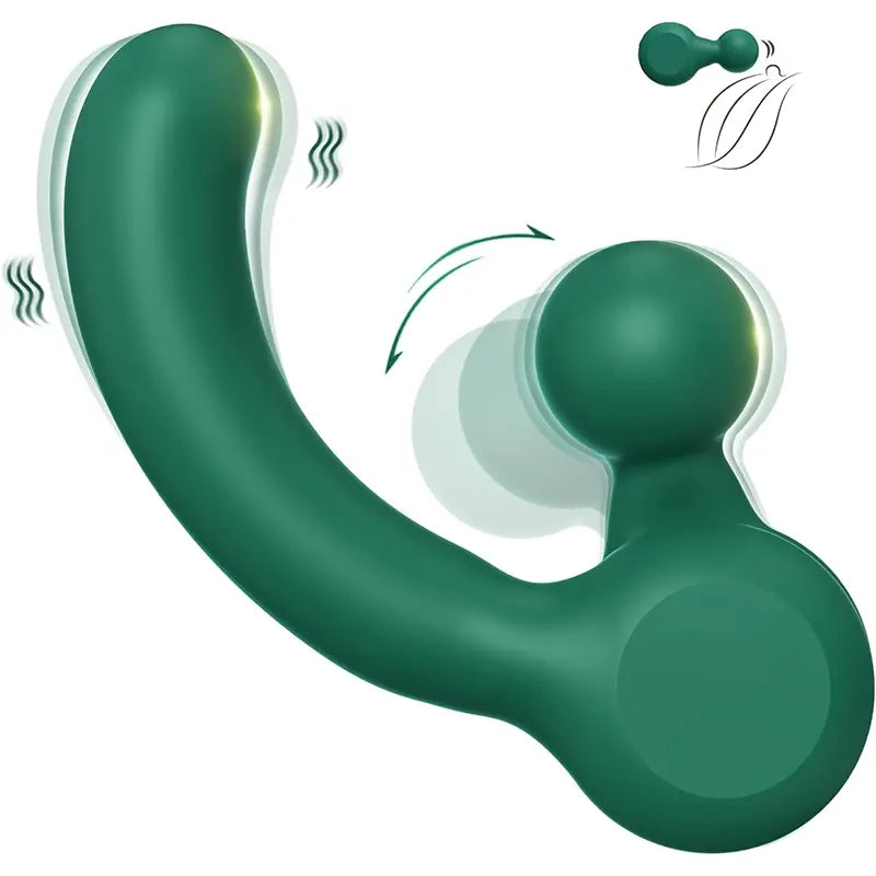 3-in-1 Multi-Function Vibrator with Rotating &amp; Thrusting Action