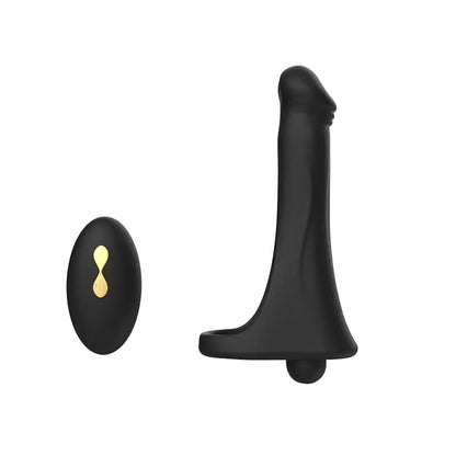 Dual Penetration Vibrating Dildo with Penis Rings
