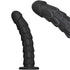 Textured silicone toy with base – perfect for anal play