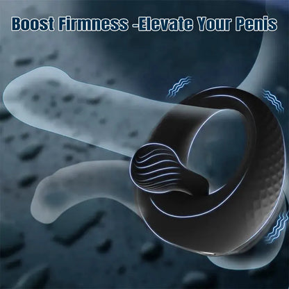 Adjustable Beaded Clitoral Stimulation Vibrating Penis Ring