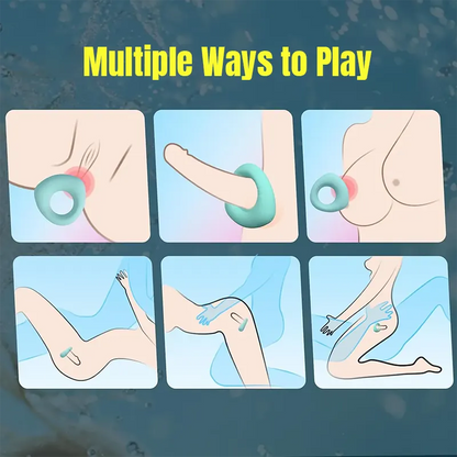 Adorime 3-in-1 Ultra Soft Stretchy Cock Ring