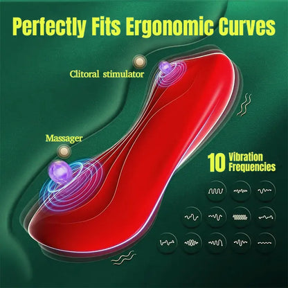 Remote &amp; App-Controlled Wearable Clitoral Vibrator