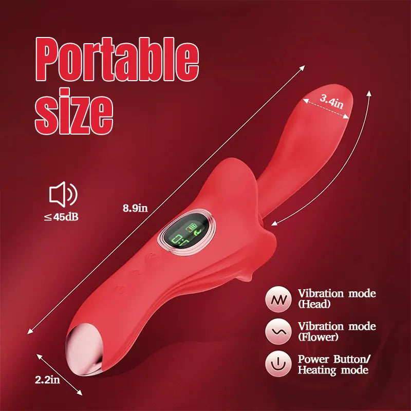 Enchanted Rose Pleasure Companion Vibrator