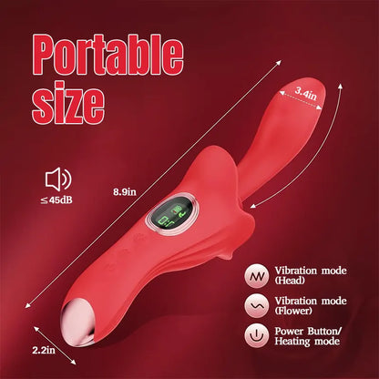 Enchanted Rose Pleasure Companion Vibrator