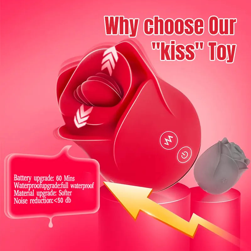 Rose Kissing &amp; Licking Sex Toy