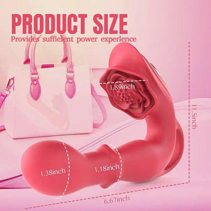 Bloom Rose Touch 3-in-1 G-Spot Finger Vibrator