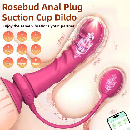 Vibrator Dildo for Women with App Control &amp; 9 Modes Fun