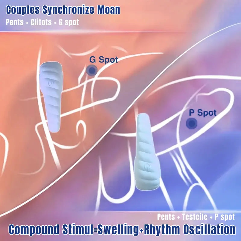 Liquid Silicone Soft Vibrating Cock Ring with Clitoral Stimulator