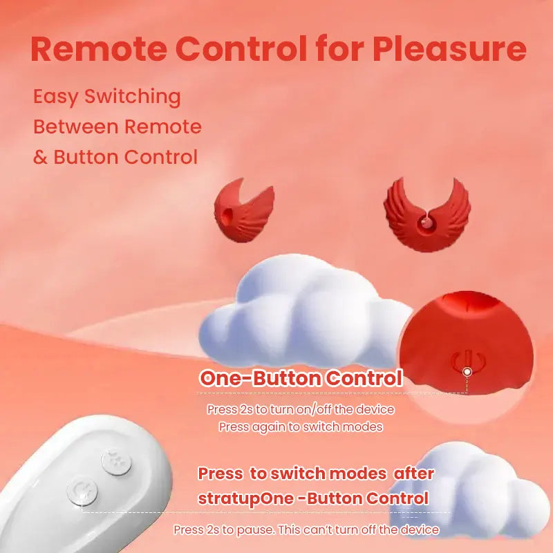 Remote Control Mini Nipple Clamps Vibrator for Couple