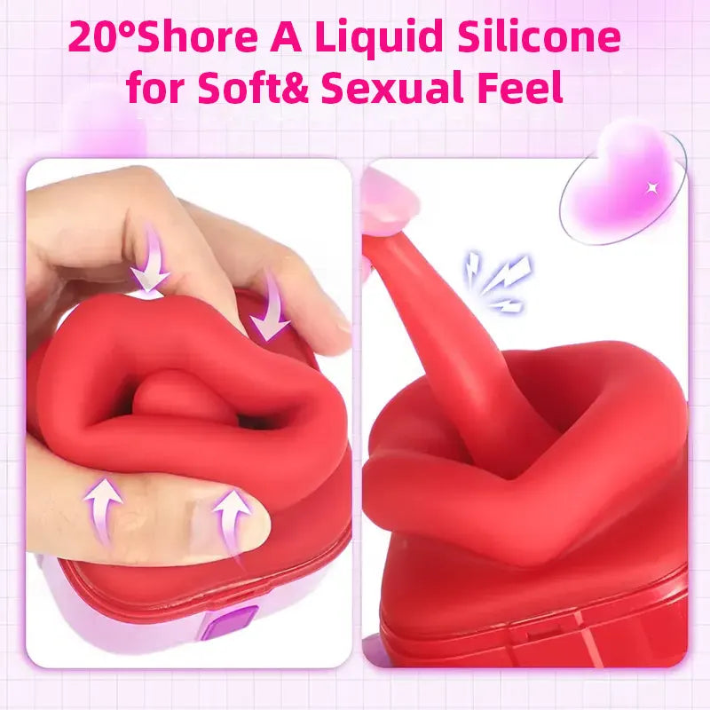 6D Real Oral Sucking Vibrator - Mini Rose Clit Sucker
