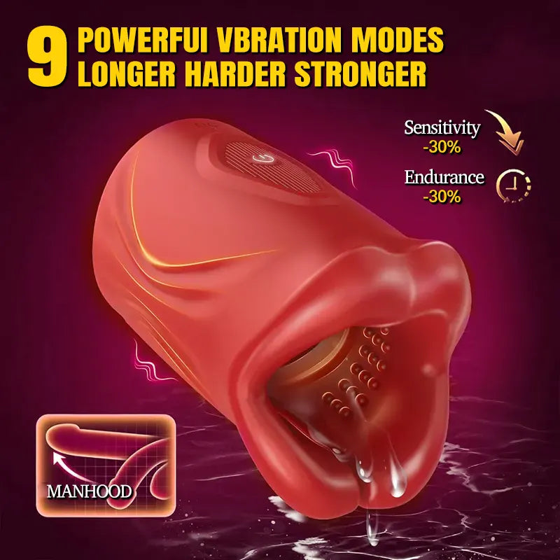 4-in-1 Rose App Open Penis Vibrator