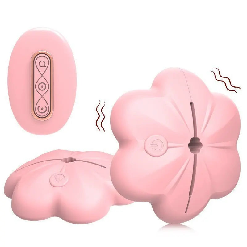 Wireless Vibrating Rose Nipple Clamps