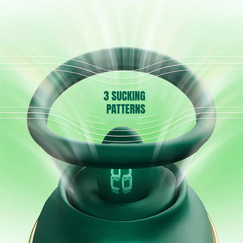Suction cup vibrator with powerful vibrating egg