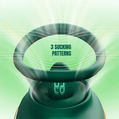 Suction cup vibrator with powerful vibrating egg