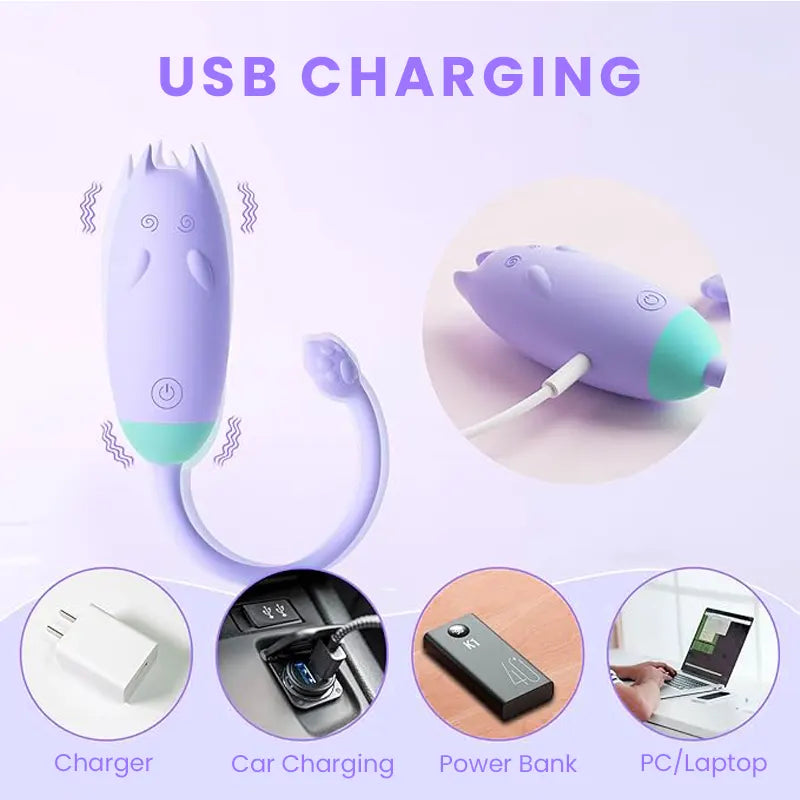 Remote control little devil egg vibrator