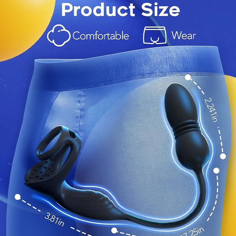 App-Controlled Thrusting Prostate Vibrator