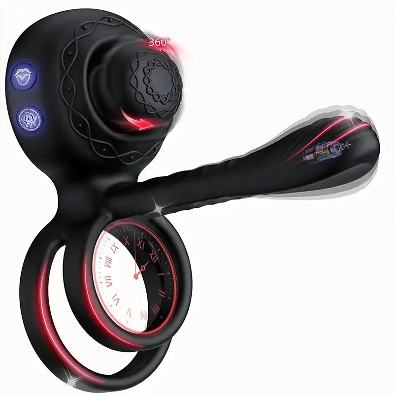 Flexible Cock Ring Vibrator for Couples &amp; Singles