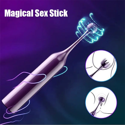 High-Frequency G-Spot Vibrator with Nipple Clamps