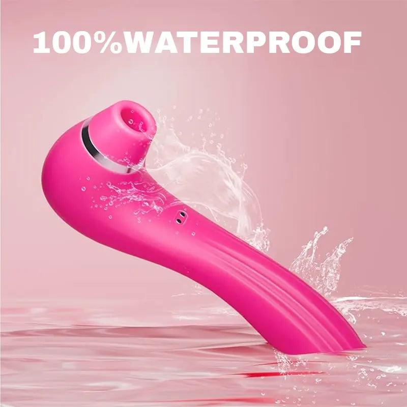 4-in-1 clitoral sucking &amp; licking vibrator with remote