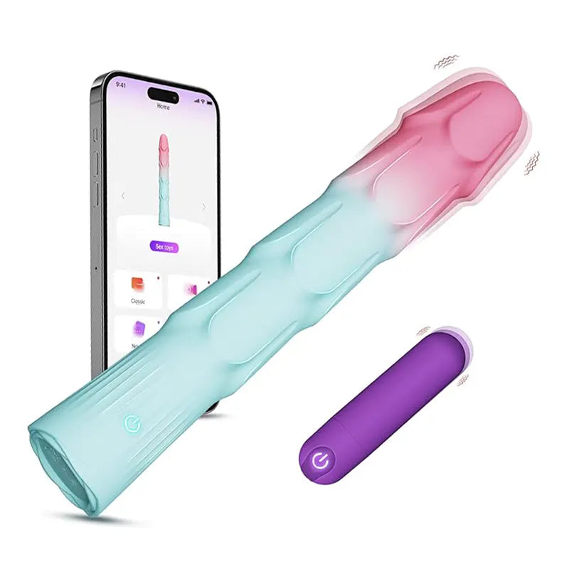 Multi-layer petal dildo vibrator &amp; 20 vibration modes