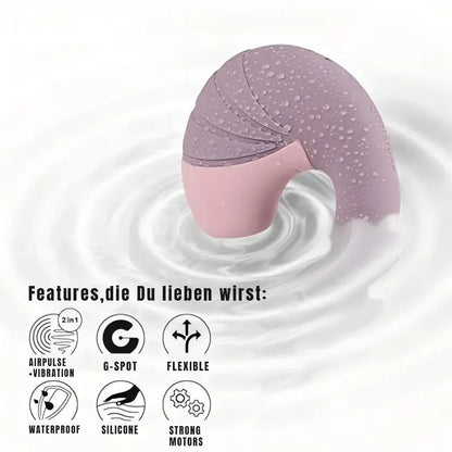 G-spot clitoral sucking vibrator, U-shaped
