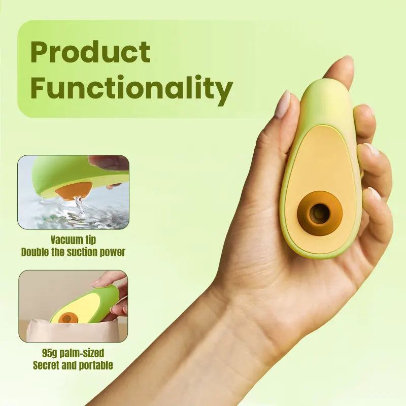 Avocado Clit Sucking Massager with 10 Modes