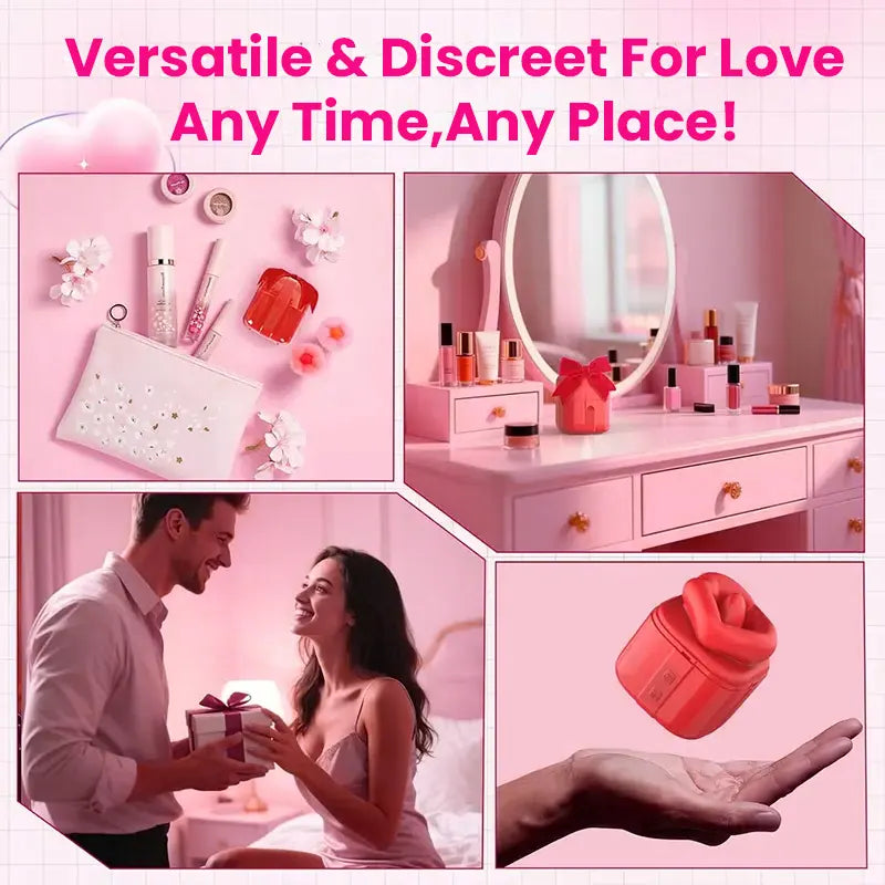 6D Real Oral Sucking Vibrator - Mini Rose Clit Sucker